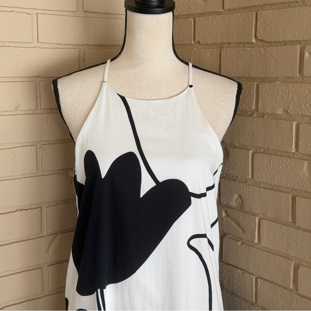 Corey Lynn Calter Anthropologie Floral Halter Maxi Dress Size S $198 Resort - Picture 2 of 9